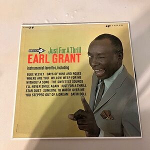 💜 Earl Grant Just for A Thrill Vinyl Album